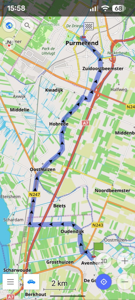 BromBrom Scenic Routing (Avoid 80 km/h)
